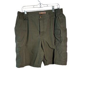 5.11 Tactical Mens Ripstop Cargo Shorts Olive Green Size 38 Durable Outdoor Appa
